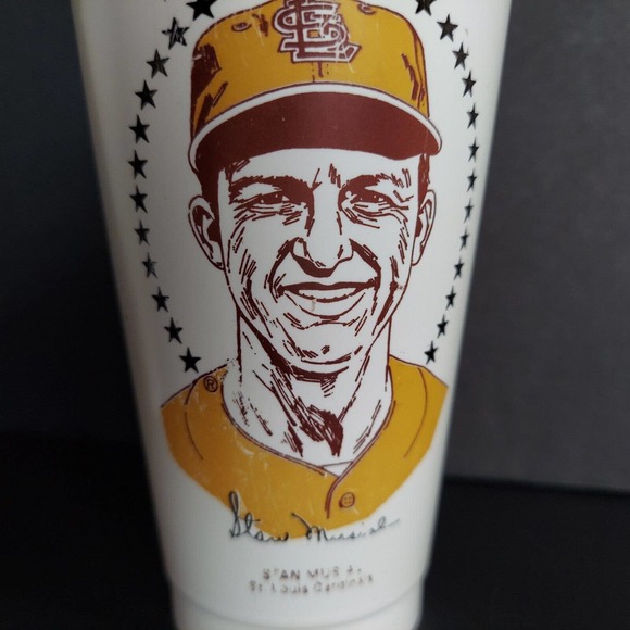 Amoco 7-11 MLB Baseball Player Collectible Slurpee Cups Hall Fame Musial Wagner - Picture 3 of 9